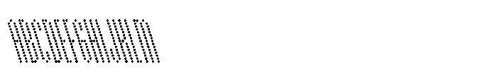 Winner Scoreboard Condensed Light Retalic Font UPPERCASE