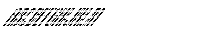 Winner Scoreboard Condensed Regular Extra Italic FONT