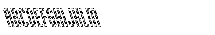 Winner Scoreboard Condensed Regular Retalic Font UPPERCASE