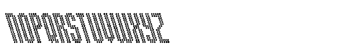 Winner Scoreboard Condensed Regular Retalic Font LOWERCASE