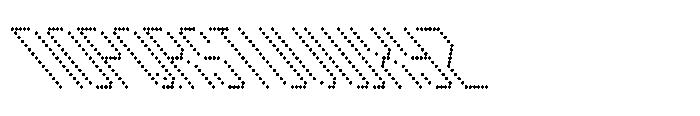 Winner Scoreboard Light Extra Retalic Font LOWERCASE