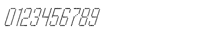 Winner Scoreboard Light Italic Font OTHER CHARS
