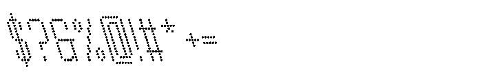 Winner Scoreboard Light Retalic Font OTHER CHARS