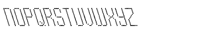 Winner Scoreboard Light Retalic Font UPPERCASE