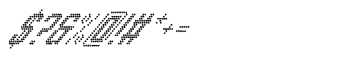 Winner Scoreboard Regular Extra Italic Font OTHER CHARS