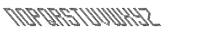 Winner Scoreboard Regular Extra Retalic Font LOWERCASE