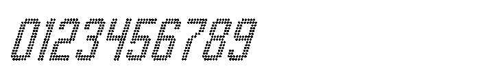 Winner Scoreboard Regular Italic Font OTHER CHARS