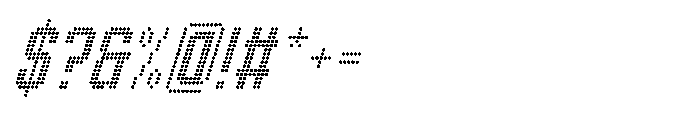 Winner Scoreboard Regular Italic Font OTHER CHARS