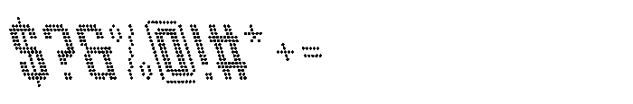 Winner Scoreboard Regular Retalic Font OTHER CHARS