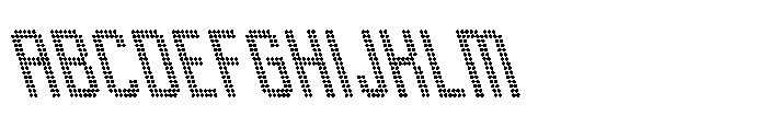 Winner Scoreboard Regular Retalic Font UPPERCASE