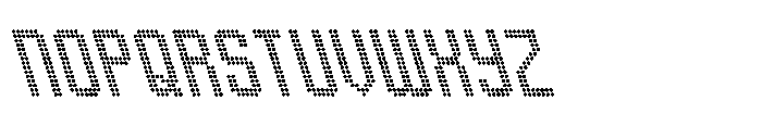 Winner Scoreboard Regular Retalic Font LOWERCASE