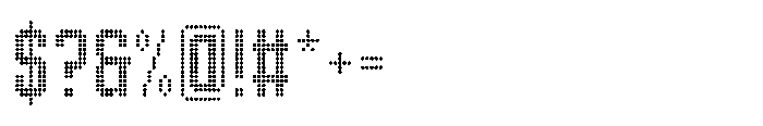Winner Scoreboard Regular Font OTHER CHARS