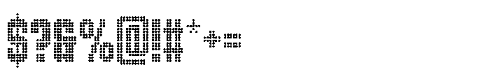 Winner Scoreboard VAR Cd Bold Regular Font OTHER CHARS