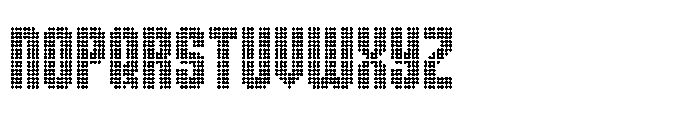Winner Scoreboard VAR Cd Bold Regular Font LOWERCASE