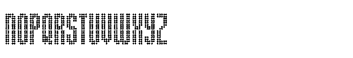 Winner Scoreboard VAR Cd Reg Regular Font LOWERCASE