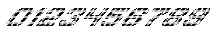 Winner Scoreboard Wide Black Extra Italic Font OTHER CHARS