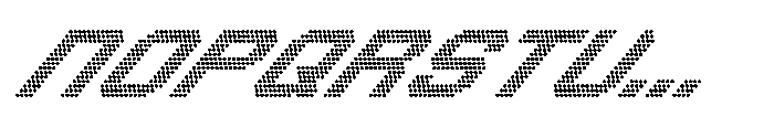 Winner Scoreboard Wide Black Extra Italic Font UPPERCASE