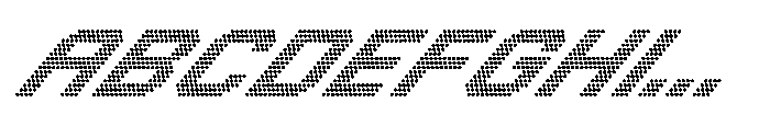Winner Scoreboard Wide Black Extra Italic FONT