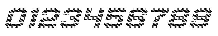 Winner Scoreboard Wide Black Italic Font OTHER CHARS