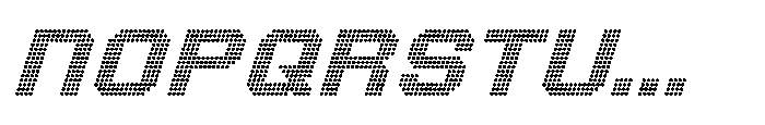 Winner Scoreboard Wide Black Italic Font UPPERCASE