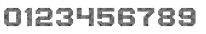 Winner Scoreboard Wide Black Font OTHER CHARS