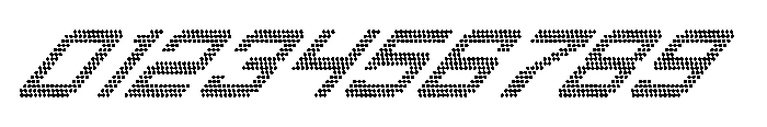 Winner Scoreboard Wide Bold Extra Italic Font OTHER CHARS
