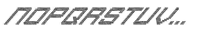 Winner Scoreboard Wide Bold Extra Italic Font UPPERCASE