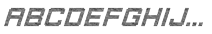 Winner Scoreboard Wide Bold Italic FONT