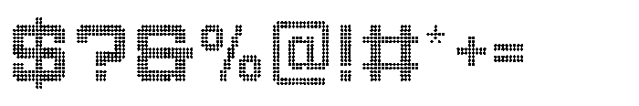 Winner Scoreboard Wide Bold Font OTHER CHARS