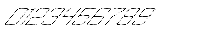 Winner Scoreboard Wide Light Extra Italic Font OTHER CHARS