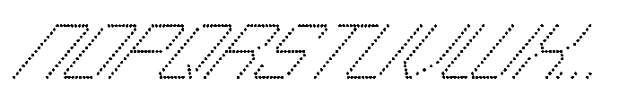 Winner Scoreboard Wide Light Extra Italic Font UPPERCASE