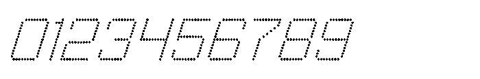 Winner Scoreboard Wide Light Italic Font OTHER CHARS