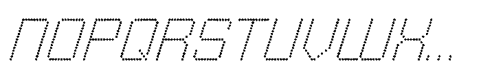 Winner Scoreboard Wide Light Italic Font UPPERCASE