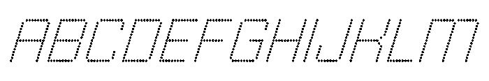 Winner Scoreboard Wide Light Italic FONT
