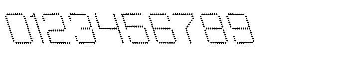 Winner Scoreboard Wide Light Retalic Font OTHER CHARS