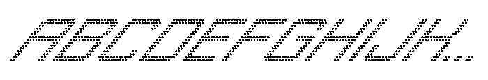 Winner Scoreboard Wide Regular Extra Italic Font UPPERCASE