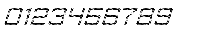 Winner Scoreboard Wide Regular Italic Font OTHER CHARS