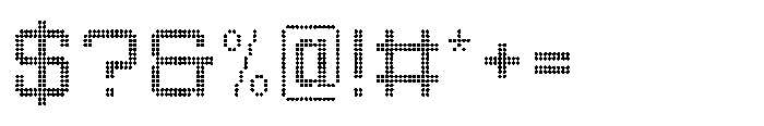 Winner Scoreboard Wide Regular Font OTHER CHARS