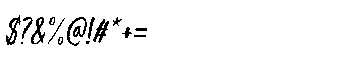 Winning Deal Italic Font OTHER CHARS