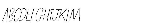 Winning Deal Line Italic Font UPPERCASE