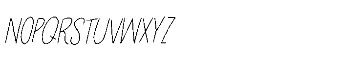 Winning Deal Line Italic Font UPPERCASE