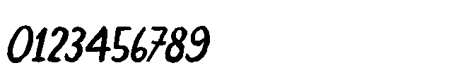 Winning Deal Rough Italic Font OTHER CHARS