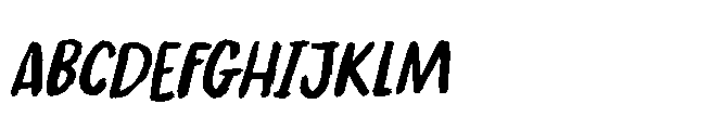 Winning Deal Rough Italic Font UPPERCASE