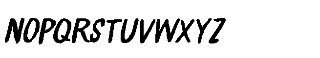 Winning Deal Rough Italic Font UPPERCASE