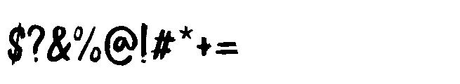 Winning Deal Rough Regular Font OTHER CHARS