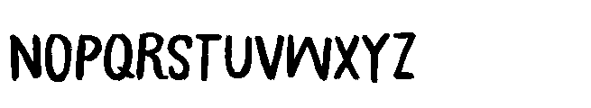 Winning Deal Rough Regular Font LOWERCASE