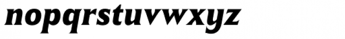 Winsel Condensed Black Italic Font LOWERCASE