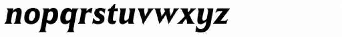 Winsel Condensed Bold Italic Font LOWERCASE