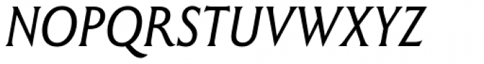 Winsel Condensed Book Italic Font UPPERCASE
