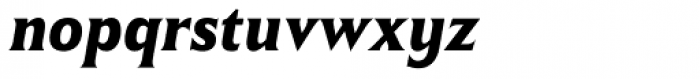 Winsel Condensed Ex Bold Italic Font LOWERCASE